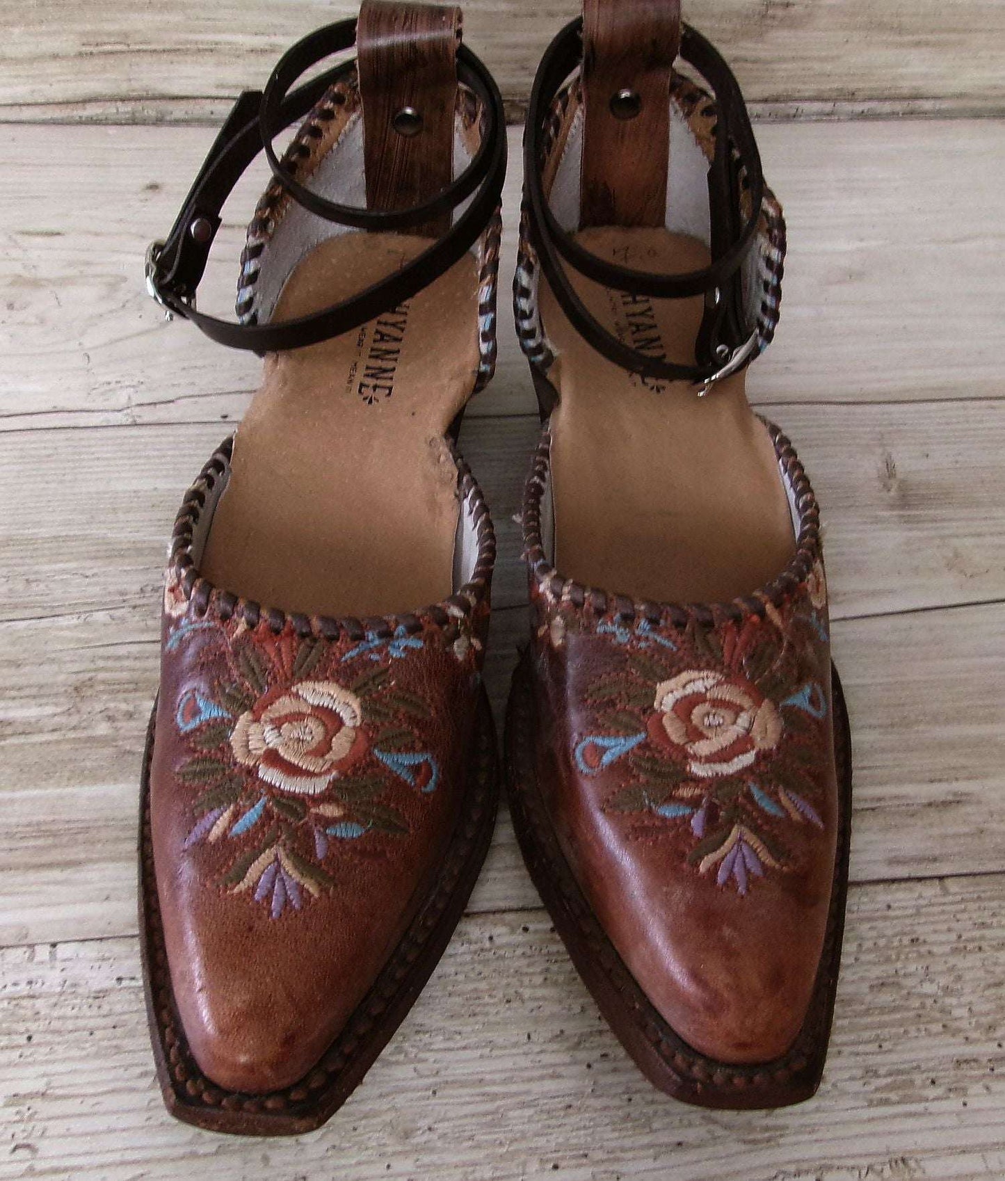 Cowgirl Boot Mules (Size 6.5-7) #mu42 handcrafted from cowboy boots. Shop  at ChrisThompsonBags.com and buy the best ["6.5-7","mules"] at Chris Thompson Bags.