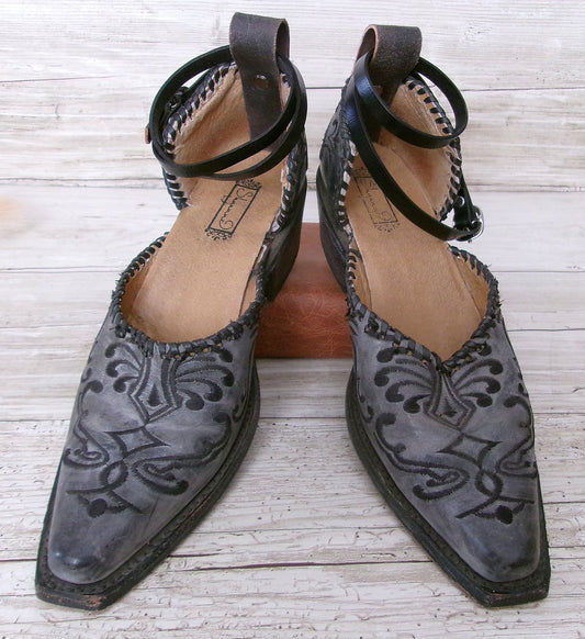 Cowgirl Boot Mules (Size 7-7.5) #mu44