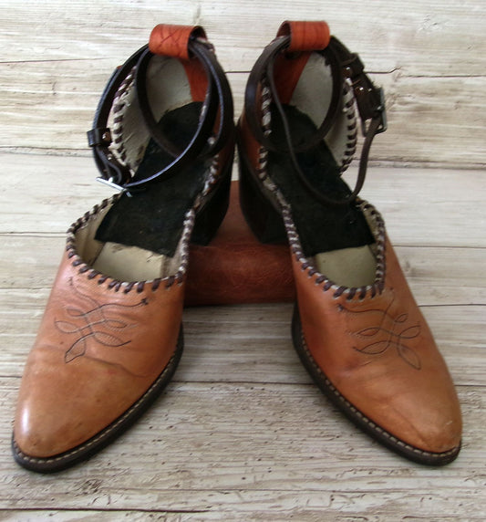 Cowgirl Boot Mules (Size 6-6.5) #mu45