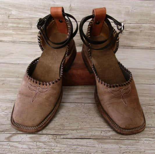 Cowgirl Boot Mules (Size 6.5-7) #mu47