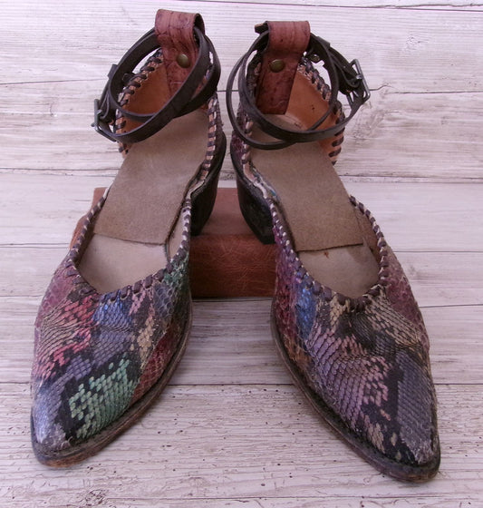 Cowgirl Boot Mules (Size 7-7.5) #mu48