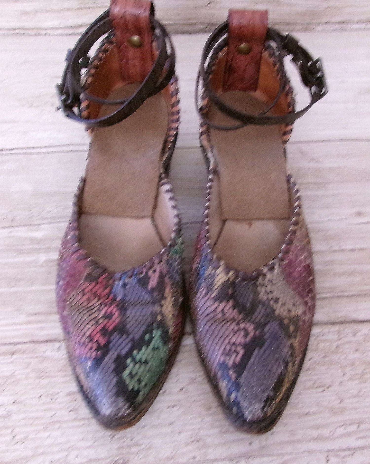 Cowgirl Boot Mules (Size 7-7.5) #mu48 handcrafted from cowboy boots. Shop  at ChrisThompsonBags.com and buy the best ["7-7.5","mules"] at Chris Thompson Bags.