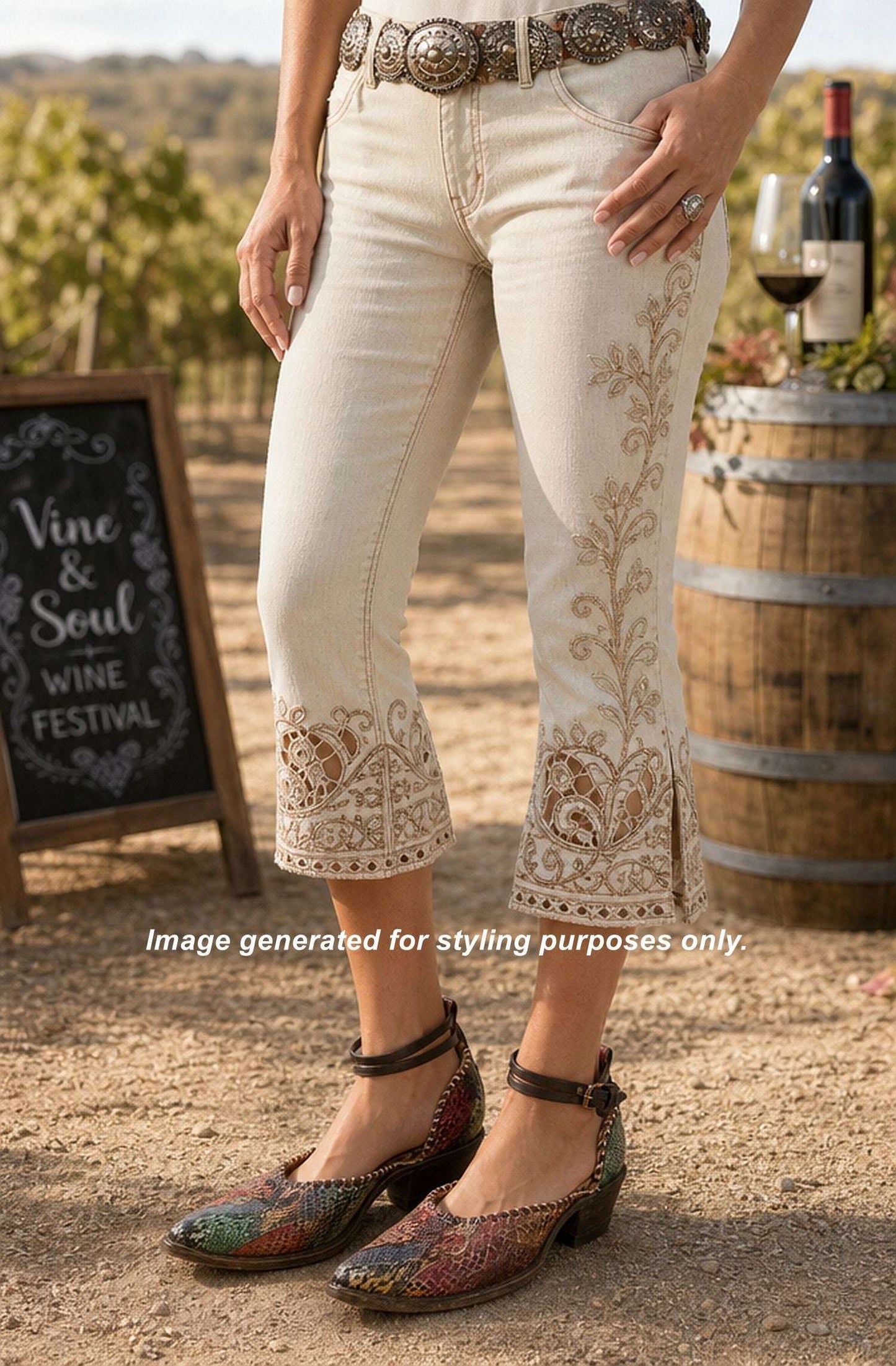 Cowgirl Boot Mules (Size 7-7.5) #mu48 handcrafted from cowboy boots. Shop  at ChrisThompsonBags.com and buy the best ["7-7.5","mules"] at Chris Thompson Bags.