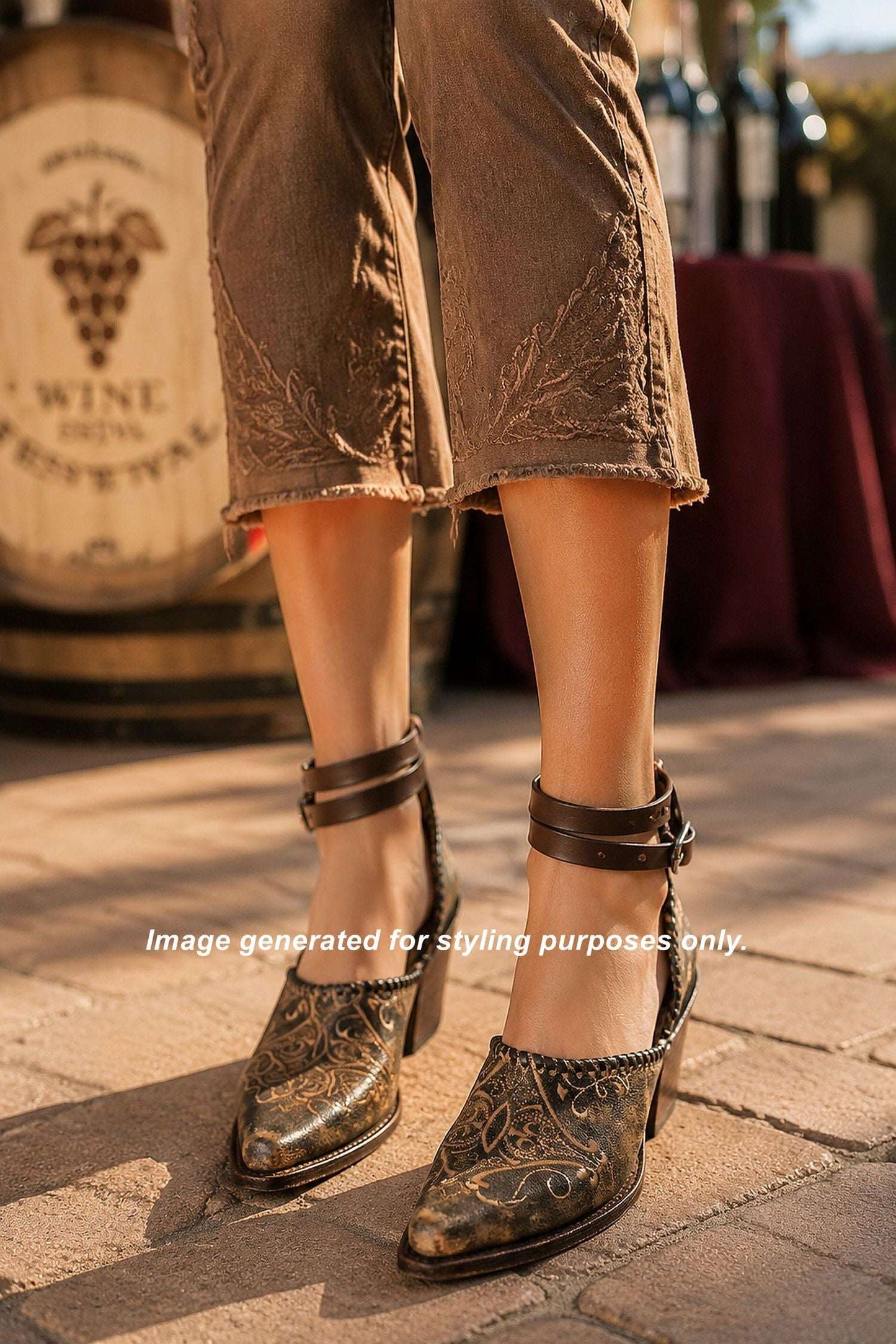Cowgirl Boot Mules (Size 7-7.5) #mu49 handcrafted from cowboy boots. Shop  at ChrisThompsonBags.com and buy the best ["7-7.5","mules"] at Chris Thompson Bags.