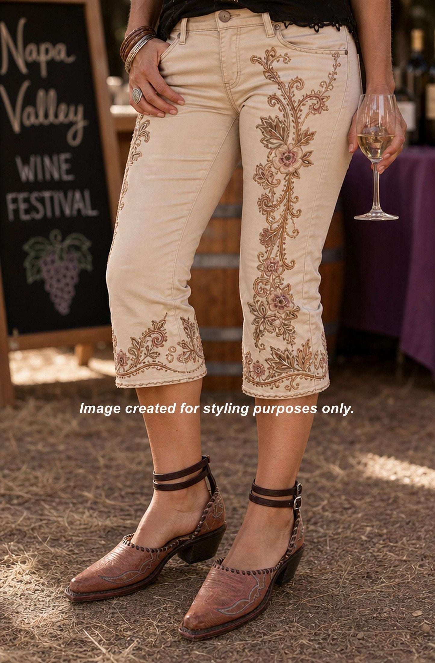 Cowgirl Boot Mules (Size 7-7.5) #mu50 handcrafted from cowboy boots. Shop  at ChrisThompsonBags.com and buy the best ["7-7.5","mules"] at Chris Thompson Bags.