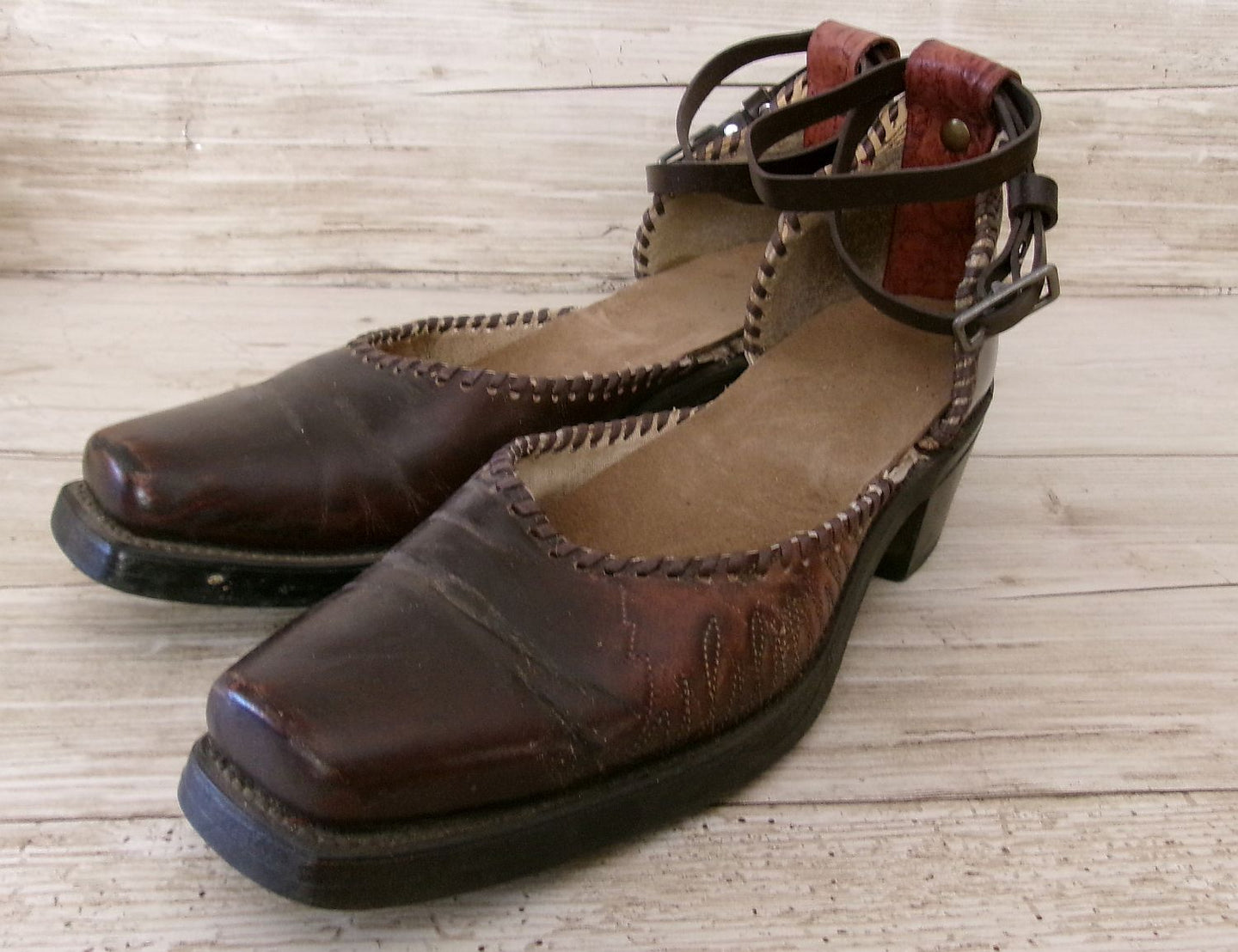 Cowgirl Boot Mules (Size 10-10.5) #mu51 handcrafted from cowboy boots. Shop  at ChrisThompsonBags.com and buy the best ["10-10.5","mules"] at Chris Thompson Bags.