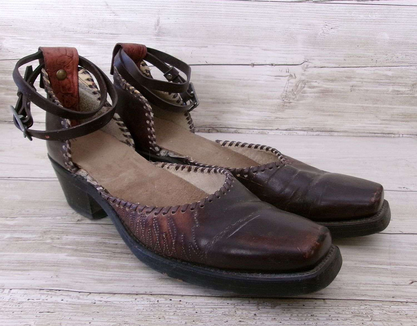 Cowgirl Boot Mules (Size 10-10.5) #mu51 handcrafted from cowboy boots. Shop  at ChrisThompsonBags.com and buy the best ["10-10.5","mules"] at Chris Thompson Bags.
