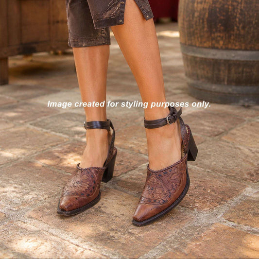 Cowgirl Boot Mules (Size 8.5-9) #mu54 handcrafted from cowboy boots. Shop  at ChrisThompsonBags.com and buy the best ["8.5-9","mules"] at Chris Thompson Bags.