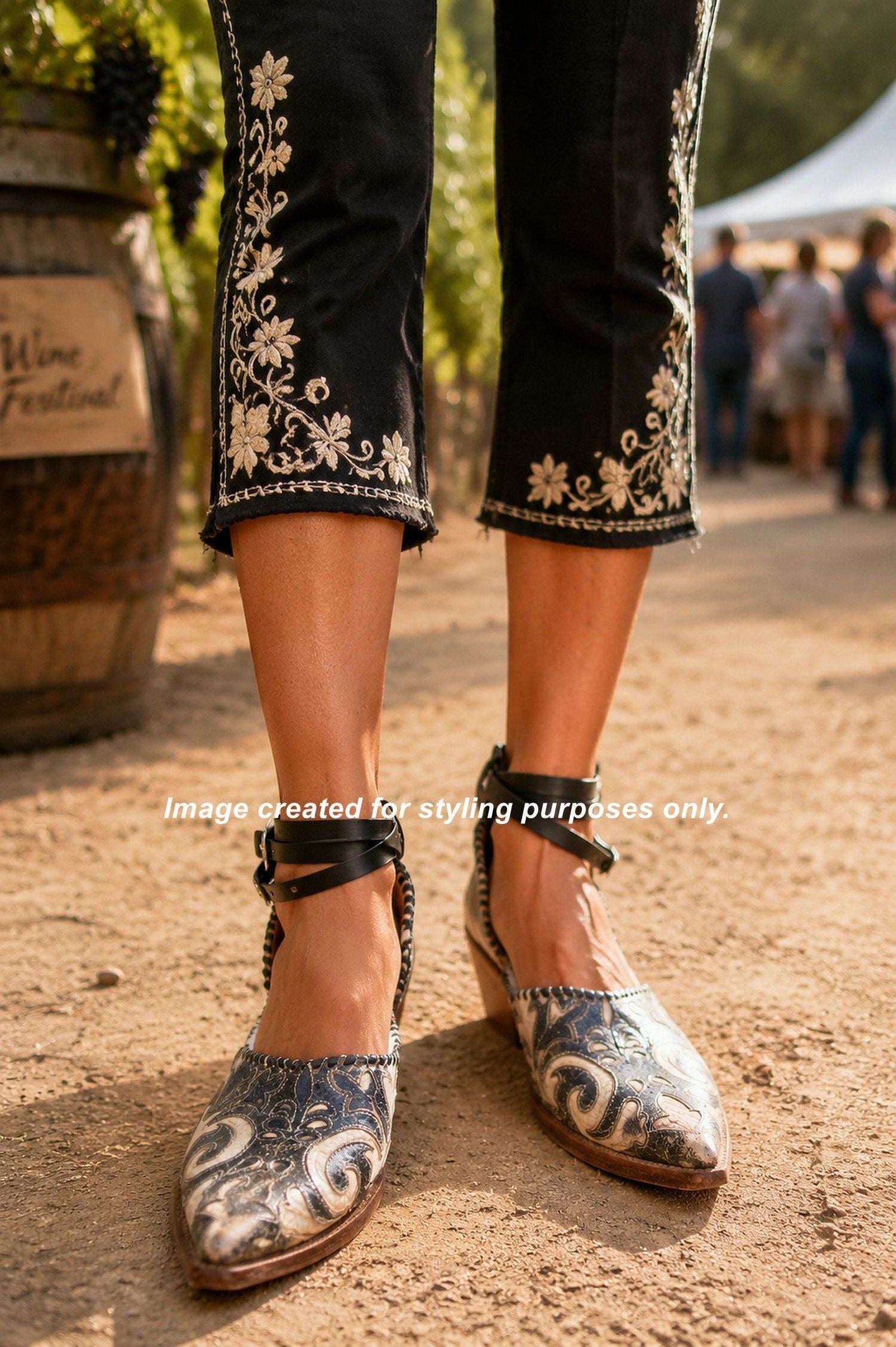 Cowgirl Boot Mules (Size 9-9.5) #mu55 handcrafted from cowboy boots. Shop  at ChrisThompsonBags.com and buy the best ["9-9.5","mules"] at Chris Thompson Bags.