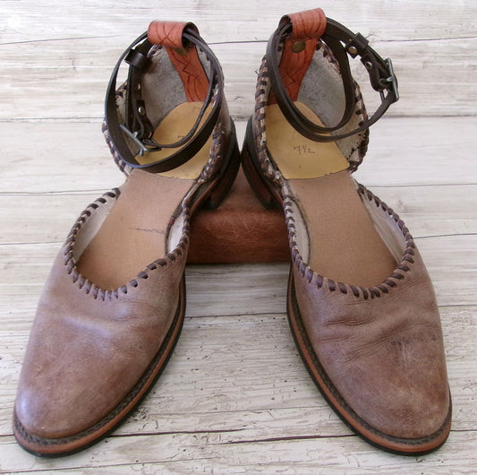 Cowgirl Boot Mules (Size 7-7.5) #mu56