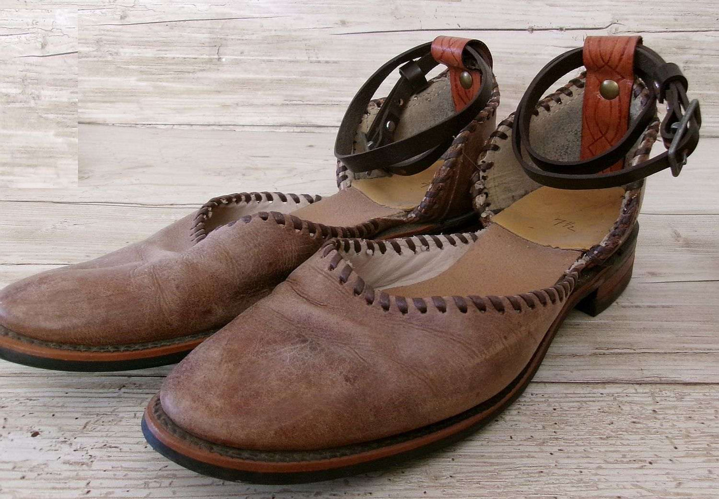 Cowgirl Boot Mules (Size 7-7.5) #mu56 handcrafted from cowboy boots. Shop  at ChrisThompsonBags.com and buy the best ["7-7.5","mules"] at Chris Thompson Bags.
