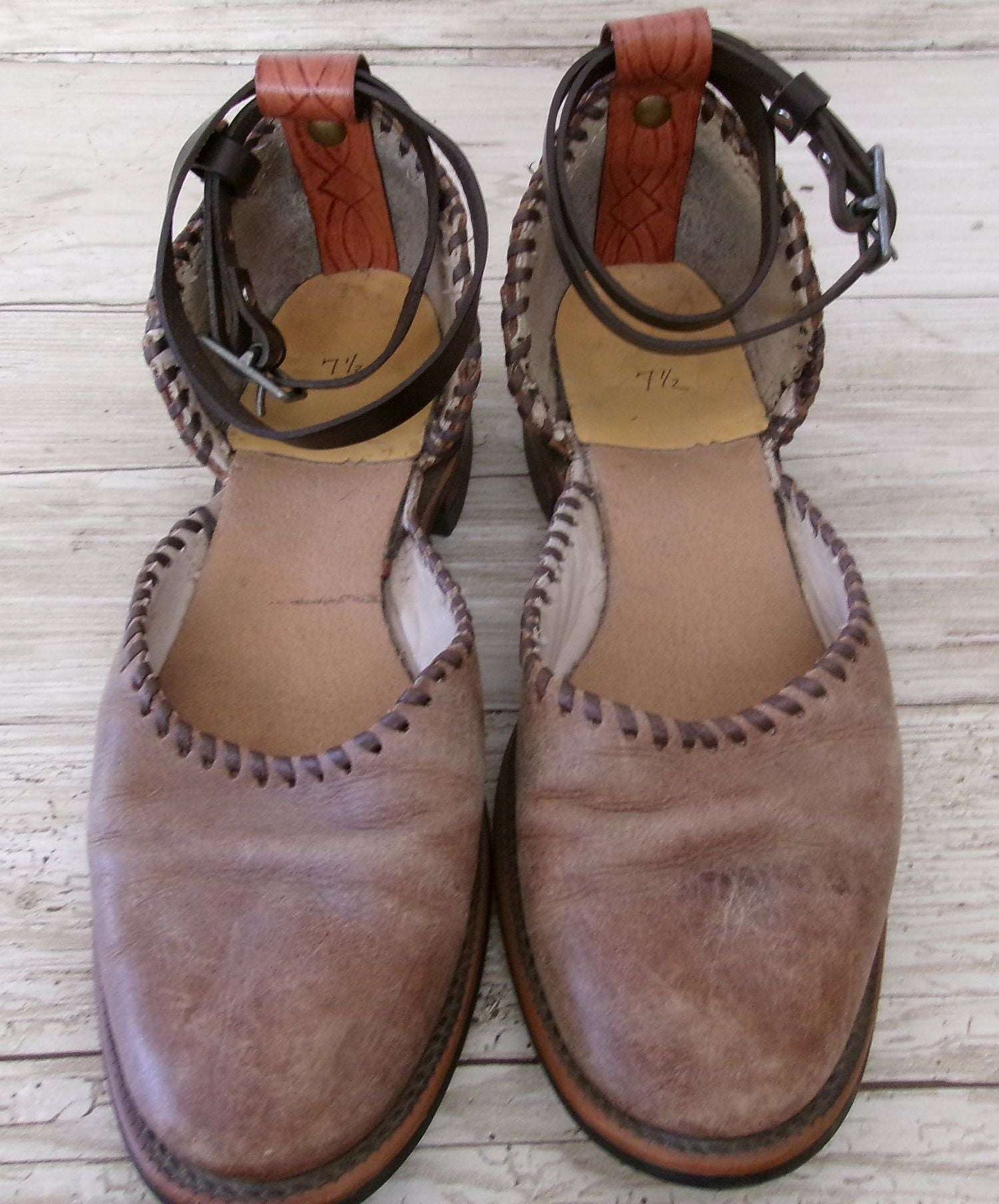 Cowgirl Boot Mules (Size 7-7.5) #mu56 handcrafted from cowboy boots. Shop  at ChrisThompsonBags.com and buy the best ["7-7.5","mules"] at Chris Thompson Bags.