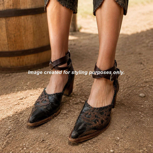 Cowgirl Boot Mules (Size 6.6.5) #mu57 handcrafted from cowboy boots. Shop  at ChrisThompsonBags.com and buy the best ["6-6.5","mules"] at Chris Thompson Bags.