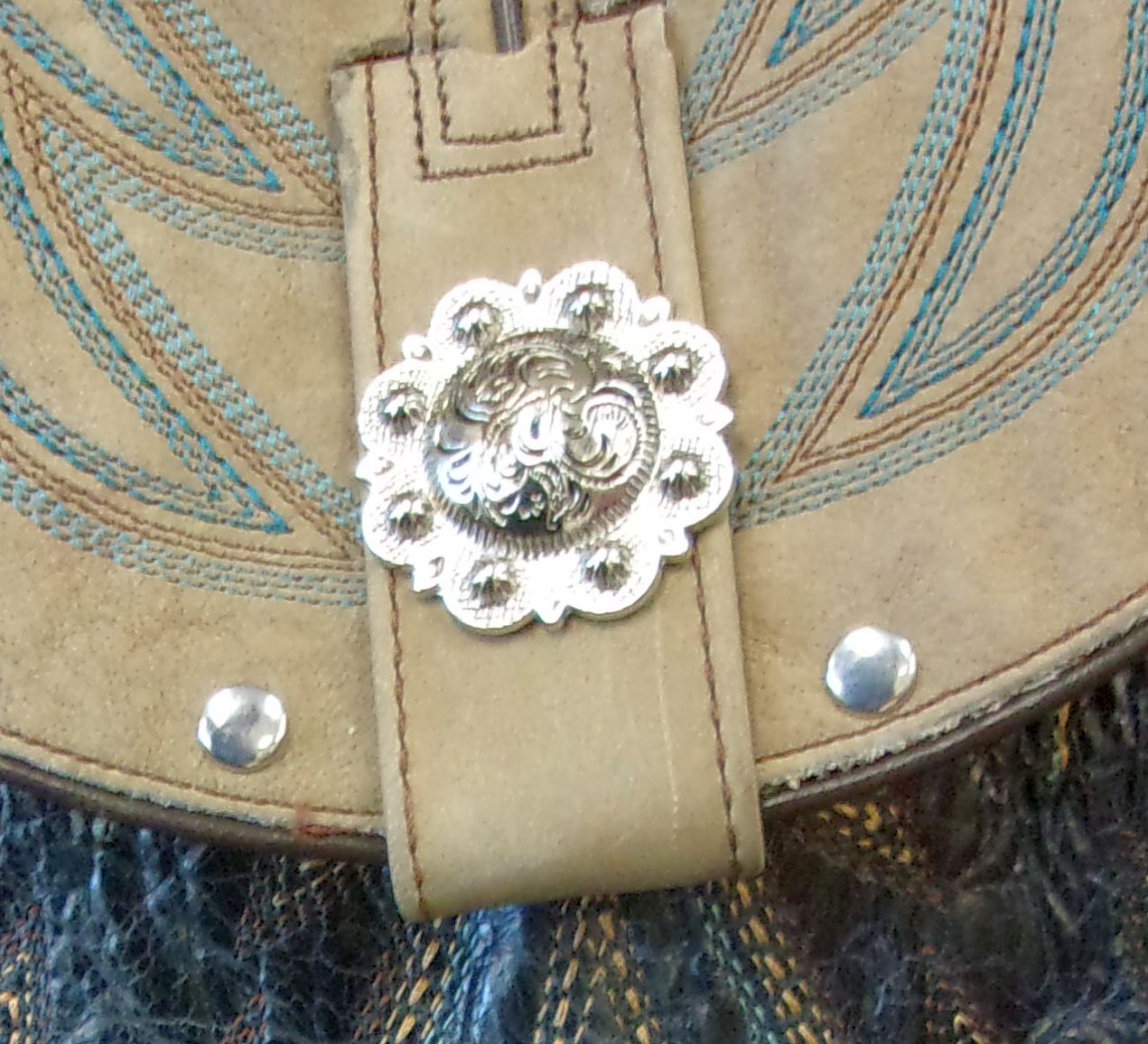 Small Cowboy Boot Purse with Fringe sm252