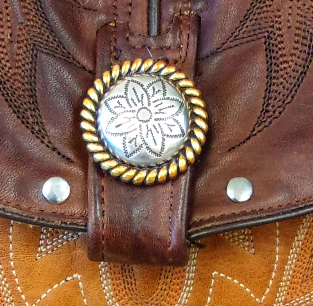 Small Cowboy Boot Purse with Fringe sm271.1