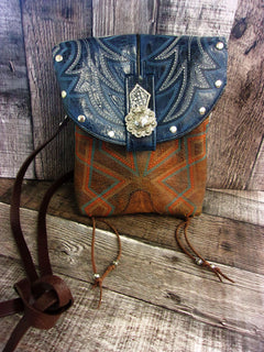 Small Cowboy Boot Purse sm291