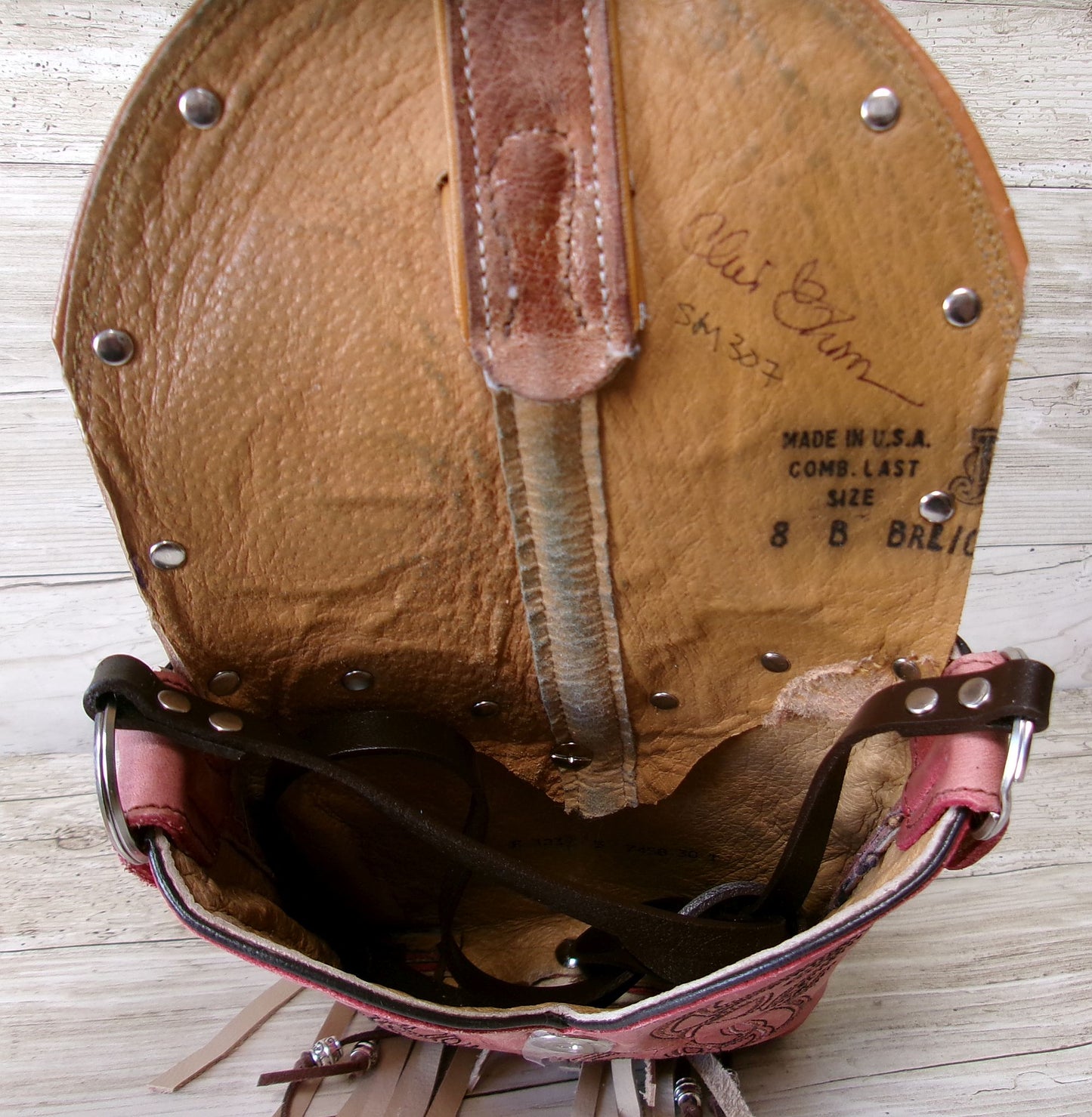 Small Cowboy Boot Purse with Fringe sm307