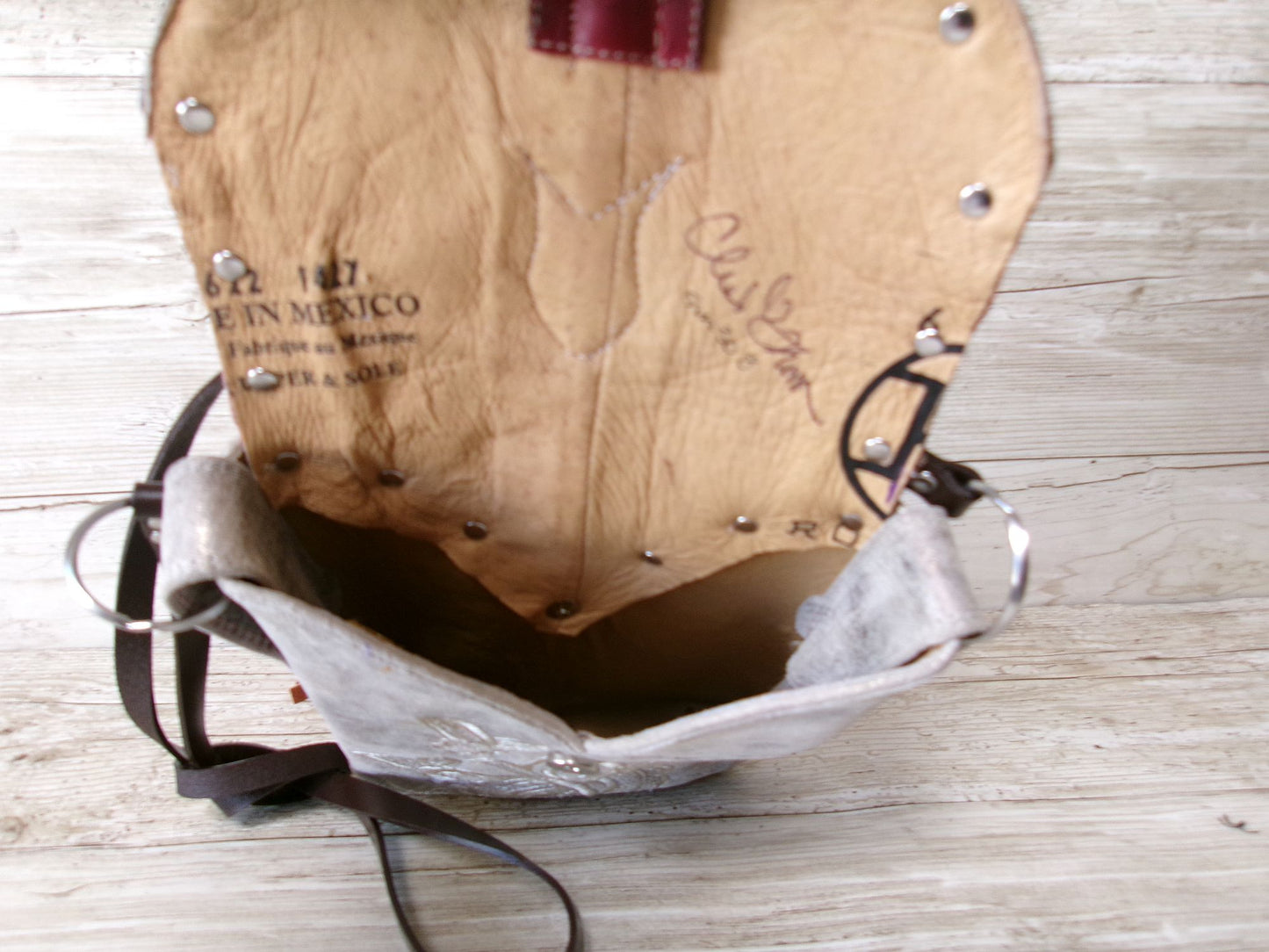 Small Cowboy Boot Purse with Fringe sm308