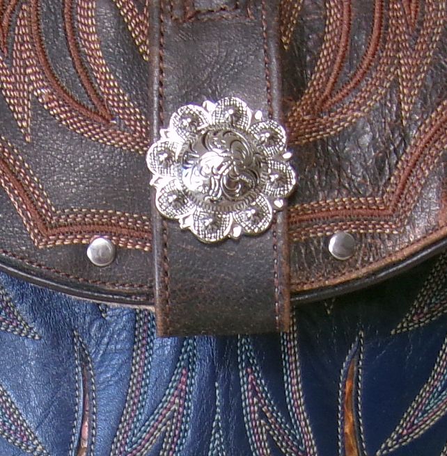 Small Cowboy Boot Purse with Fringe sm312