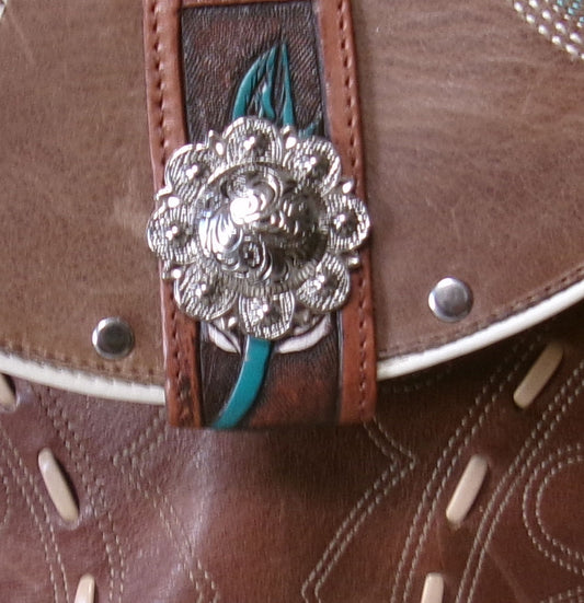 Small Cowboy Boot Purse with Fringe sm318 handcrafted from cowboy boots. Shop Handbags, Wallets & Cases at ChrisThompsonBags.com and buy the best ["Crossbody","fringe","Small"] at Chris Thompson Bags.