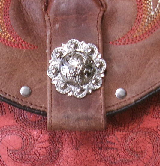 Small Cowboy Boot Purse with Fringe sm319 handcrafted from cowboy boots. Shop Handbags, Wallets & Cases at ChrisThompsonBags.com and buy the best ["Crossbody","fringe","Small"] at Chris Thompson Bags.