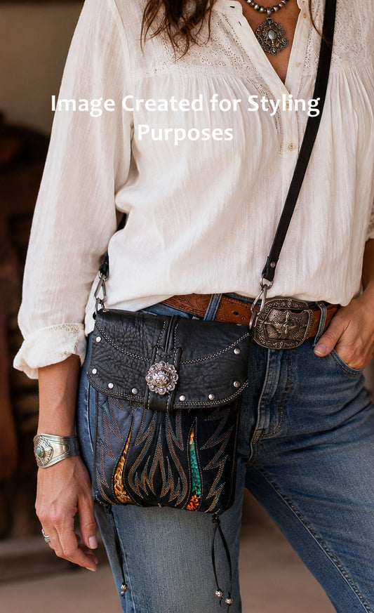 Small Cowboy Boot Purse sm321