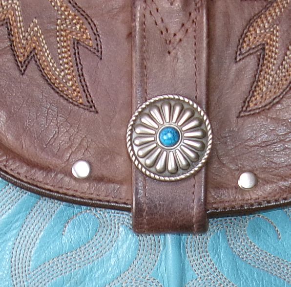 Small Cowboy Boot Purse with Fringe sm334