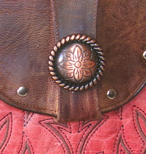 Small Cowboy Boot Purse with Fringe sm335