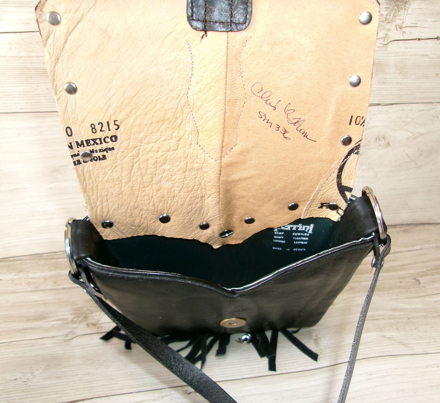 Small Cowboy Boot Purse with Fringe sm336