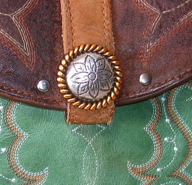 Small Cowboy Boot Purse with Fringe sm339