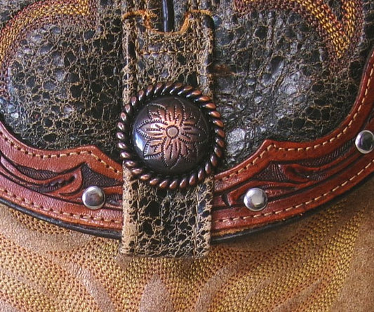 Small Cowboy Boot Purse with Fringe sm343 handcrafted from cowboy boots. Shop Handbags, Wallets & Cases at ChrisThompsonBags.com and buy the best ["Crossbody","fringe","Small"] at Chris Thompson Bags.