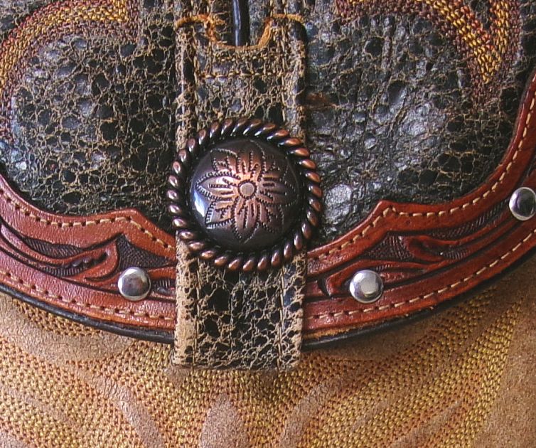 Small Cowboy Boot Purse with Fringe sm343