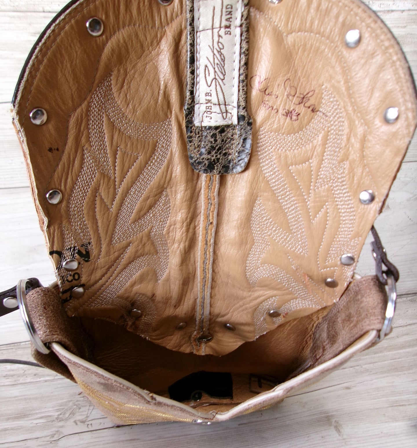 Small Cowboy Boot Purse with Fringe sm343