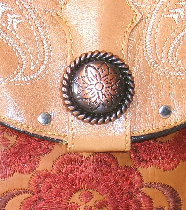 Small Cowboy Boot Purse with Fringe sm346