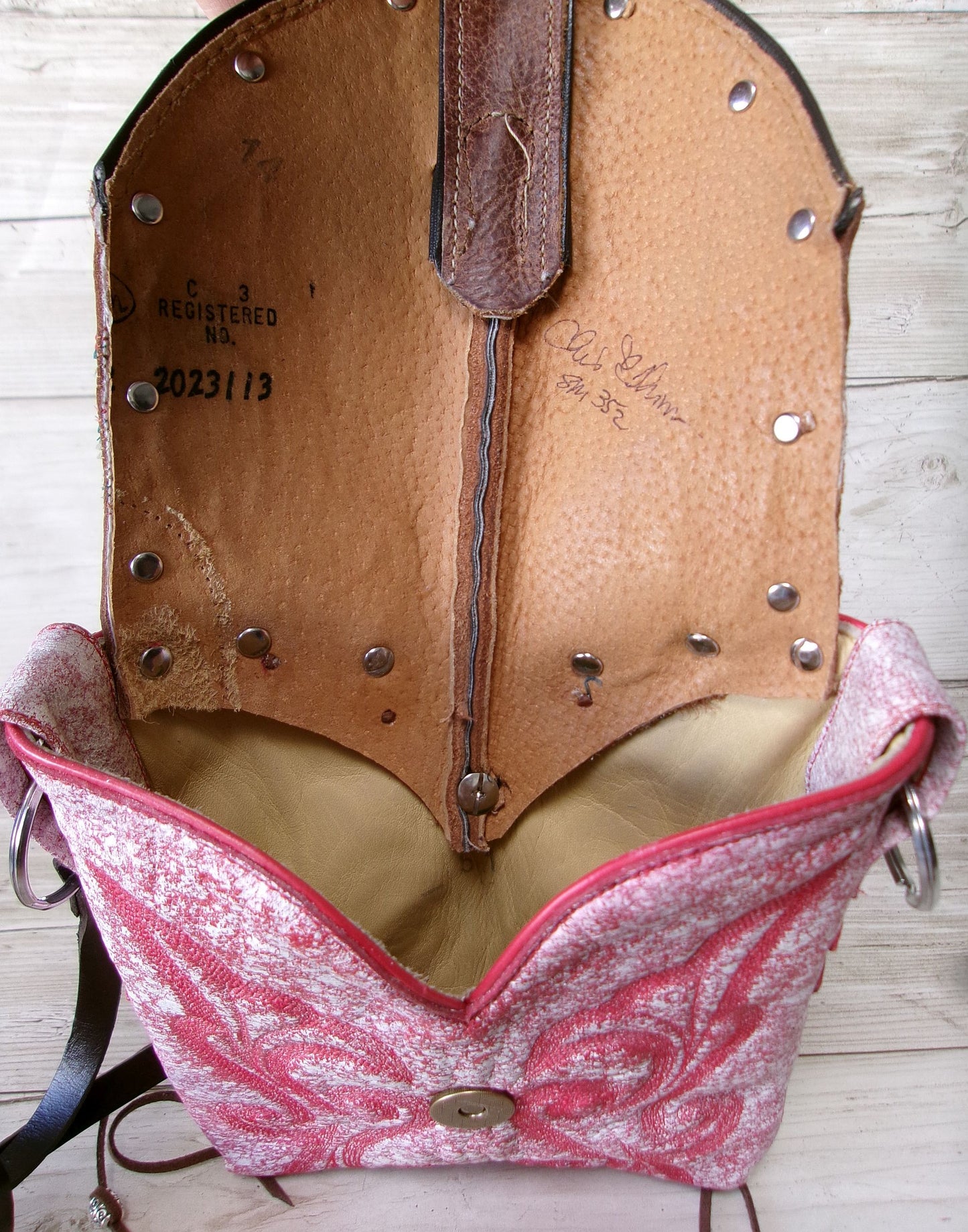 Small Cowboy Boot Purse with Fringe sm352