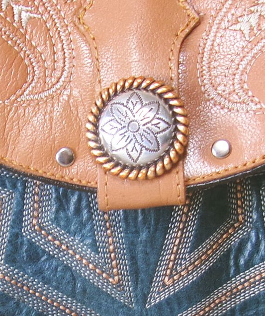 Small Cowboy Boot Purse sm354 handcrafted from cowboy boots. Shop Handbags, Wallets & Cases at ChrisThompsonBags.com and buy the best ["Crossbody","fringe","Small"] at Chris Thompson Bags.