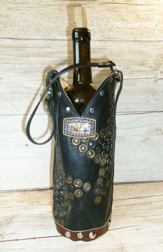 Cowboy Boot Wine Tote wt803