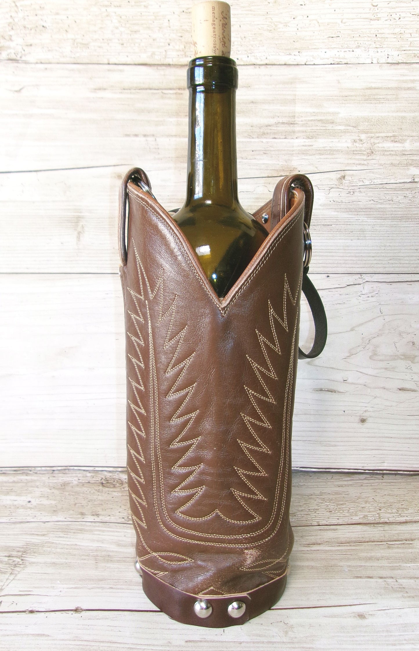 Cowboy Boot Wine Tote wt809