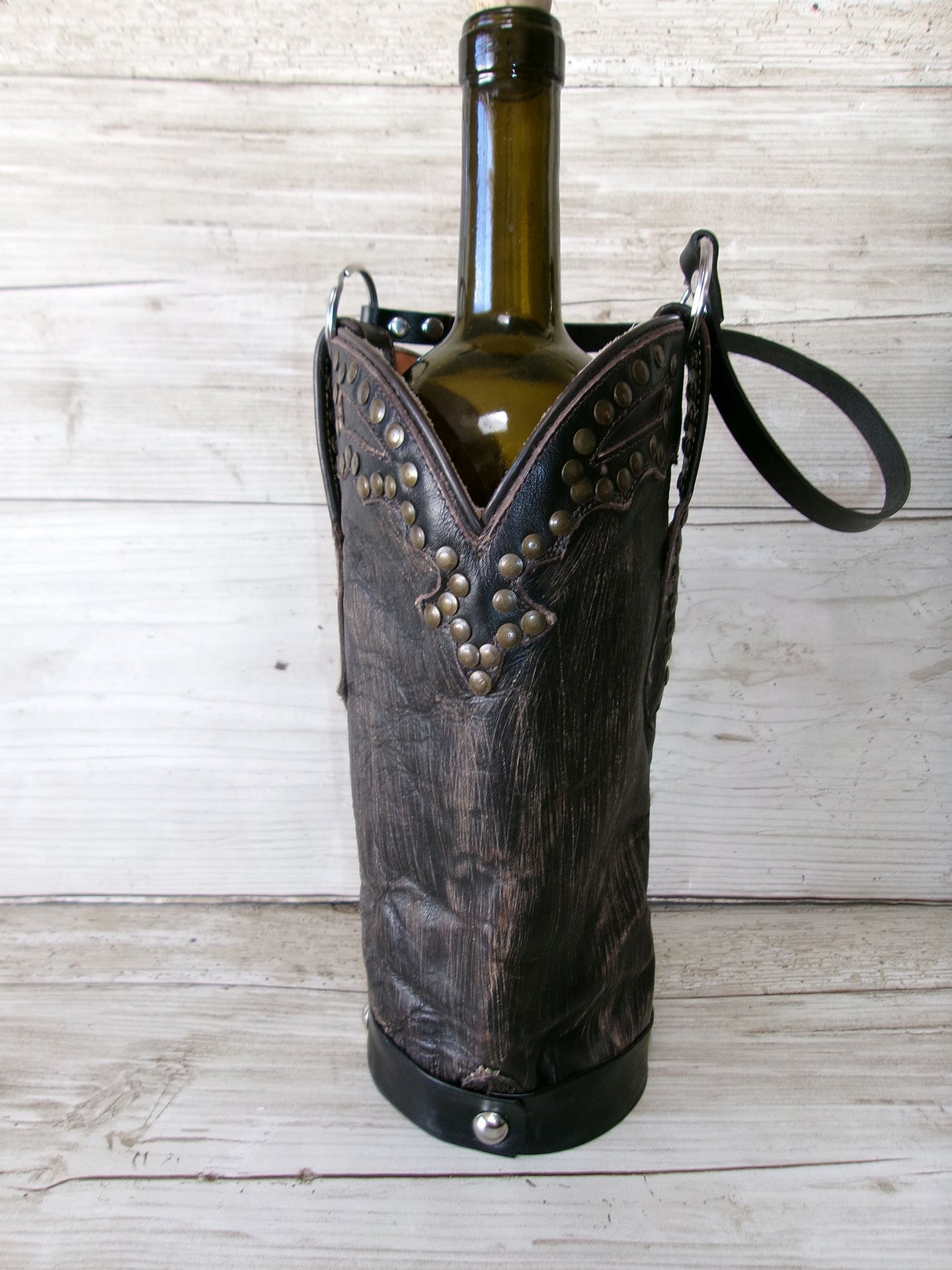 Cowboy Boot Wine Tote wt828
