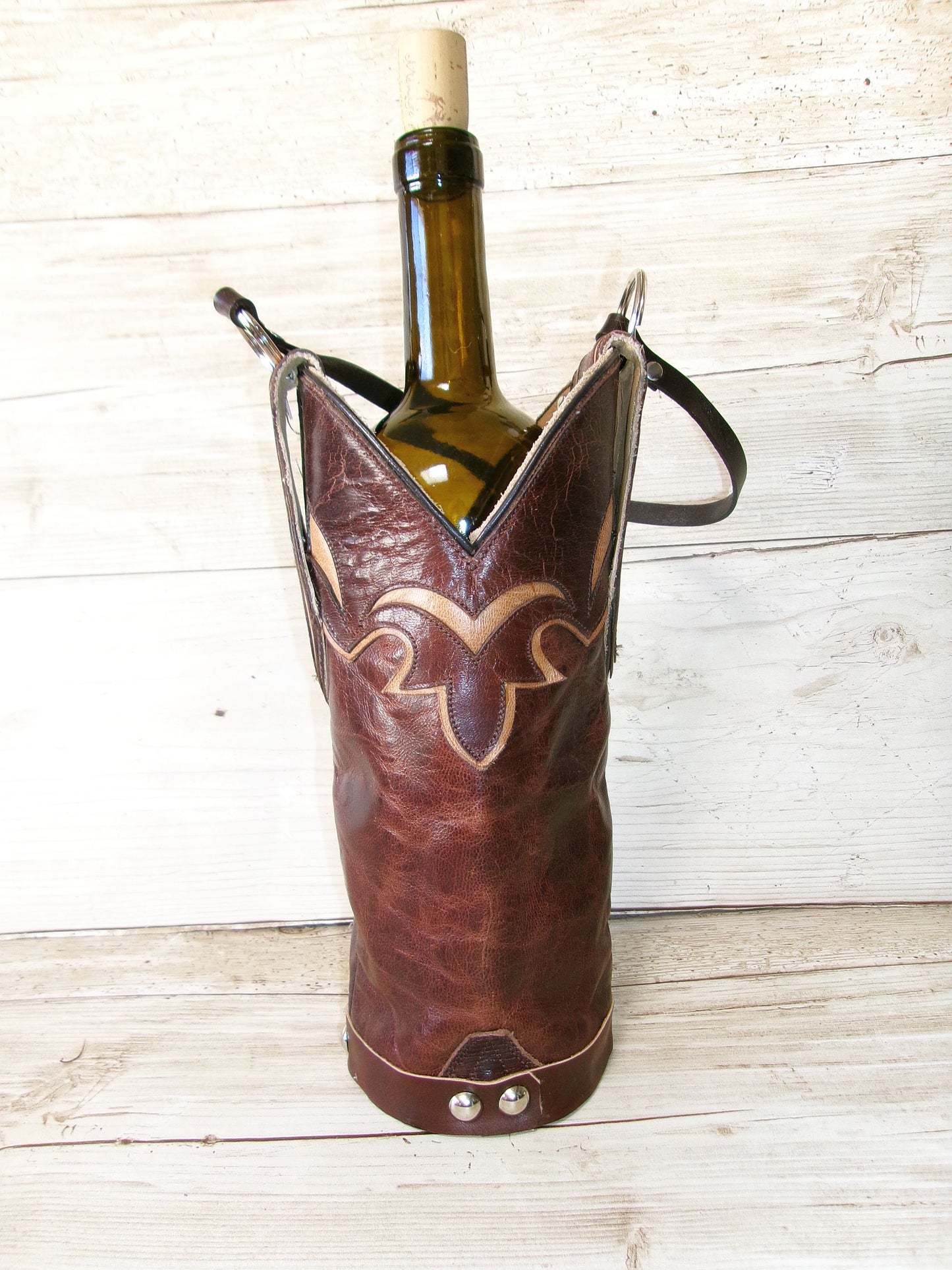 Cowboy Boot Wine Tote wt837