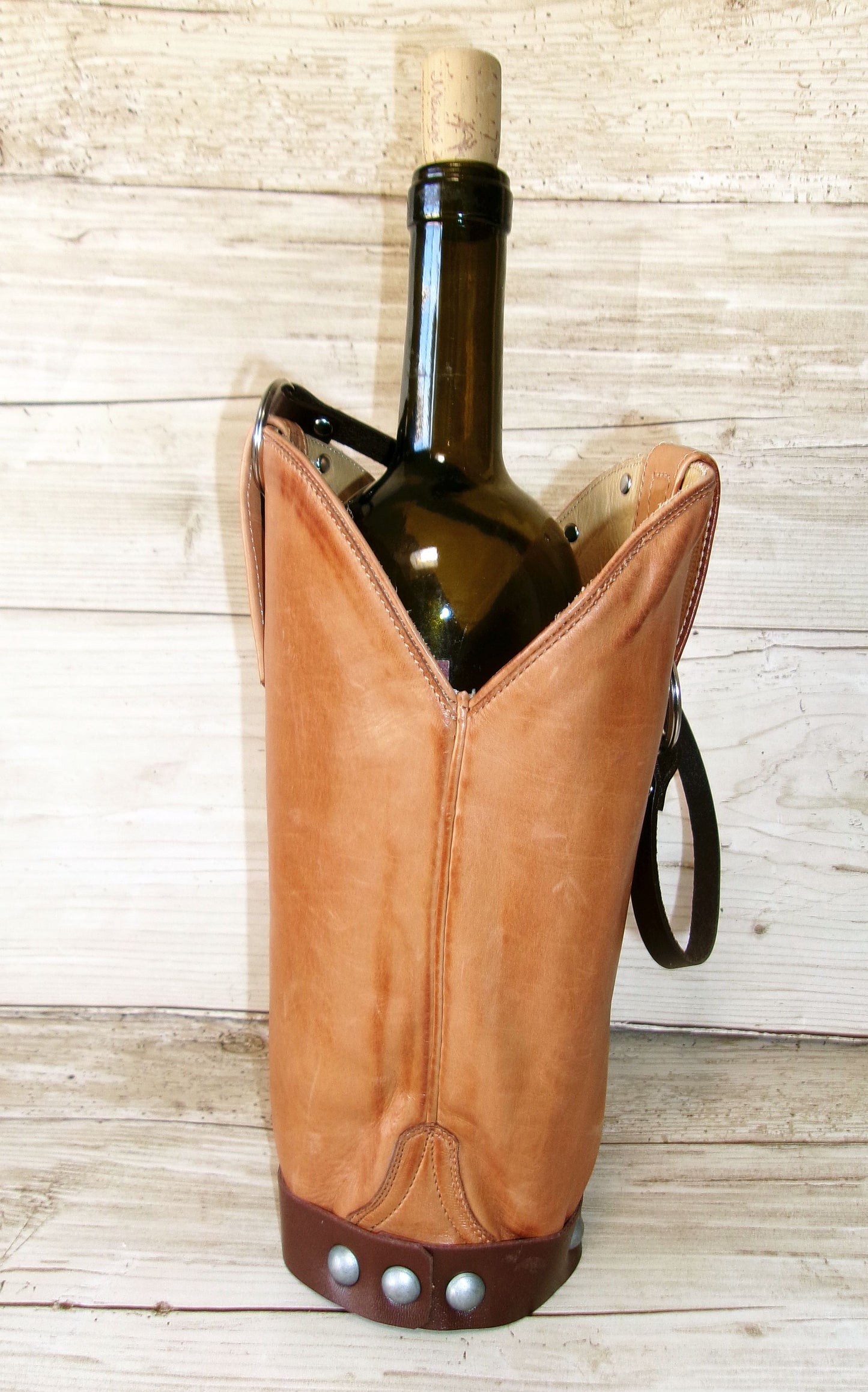 Cowboy Boot Wine Tote wt880