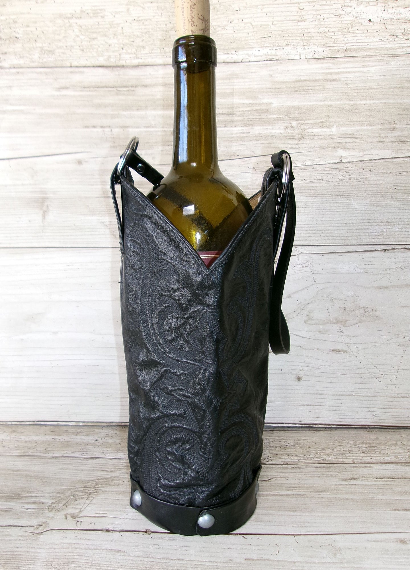 Cowboy Boot Wine Tote wt888