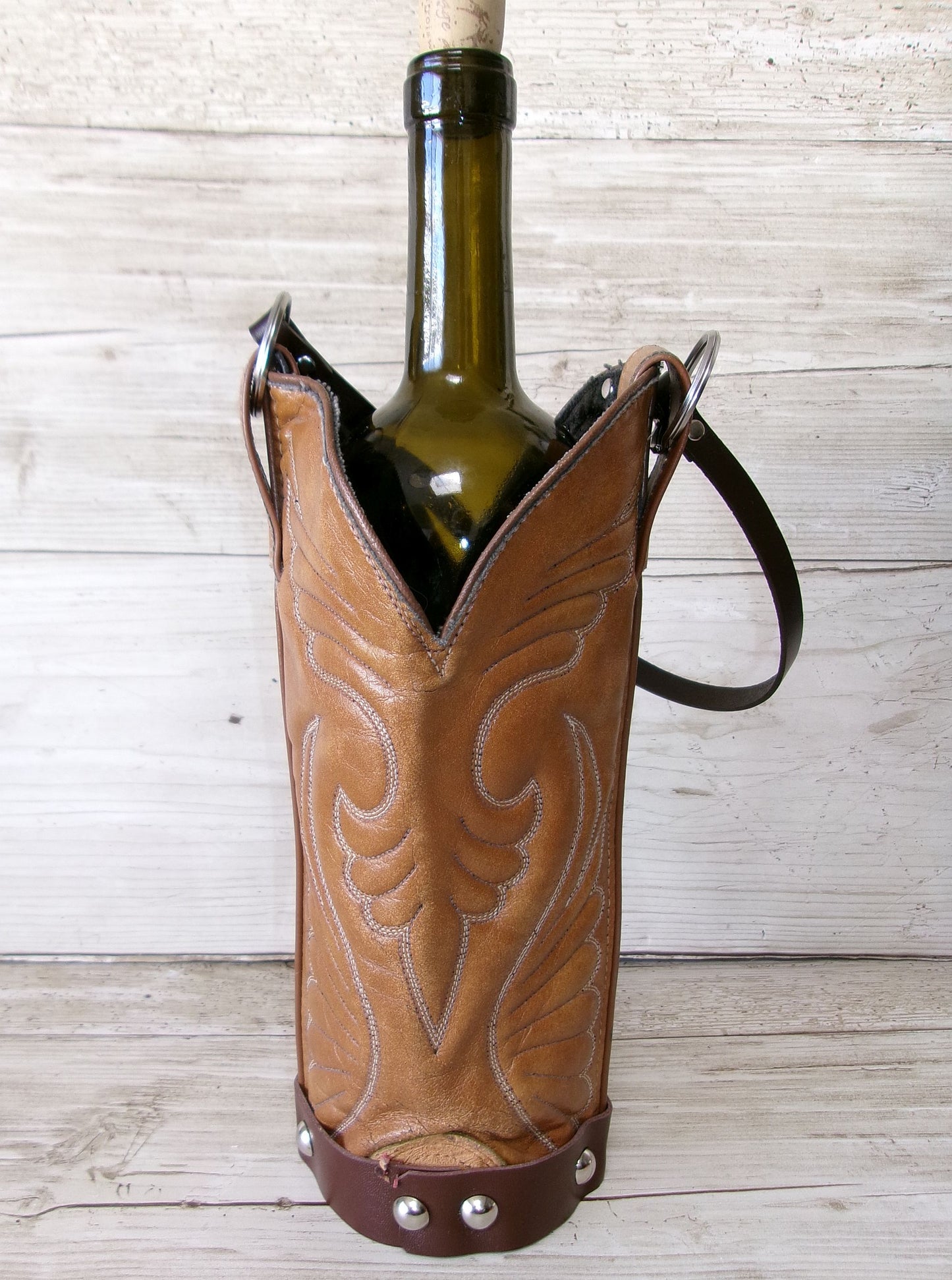 Cowboy Boot Wine Tote wt901