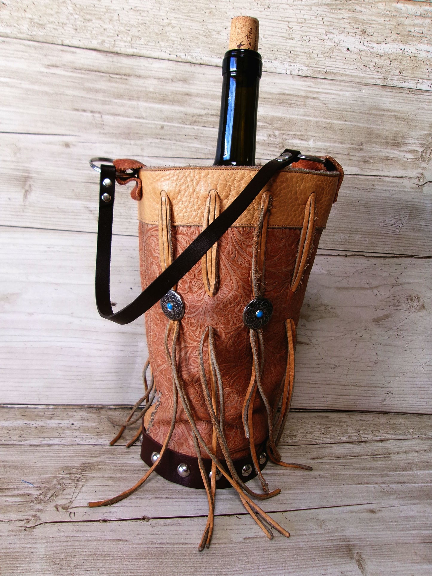 Cowboy Boot Wine Tote wt921