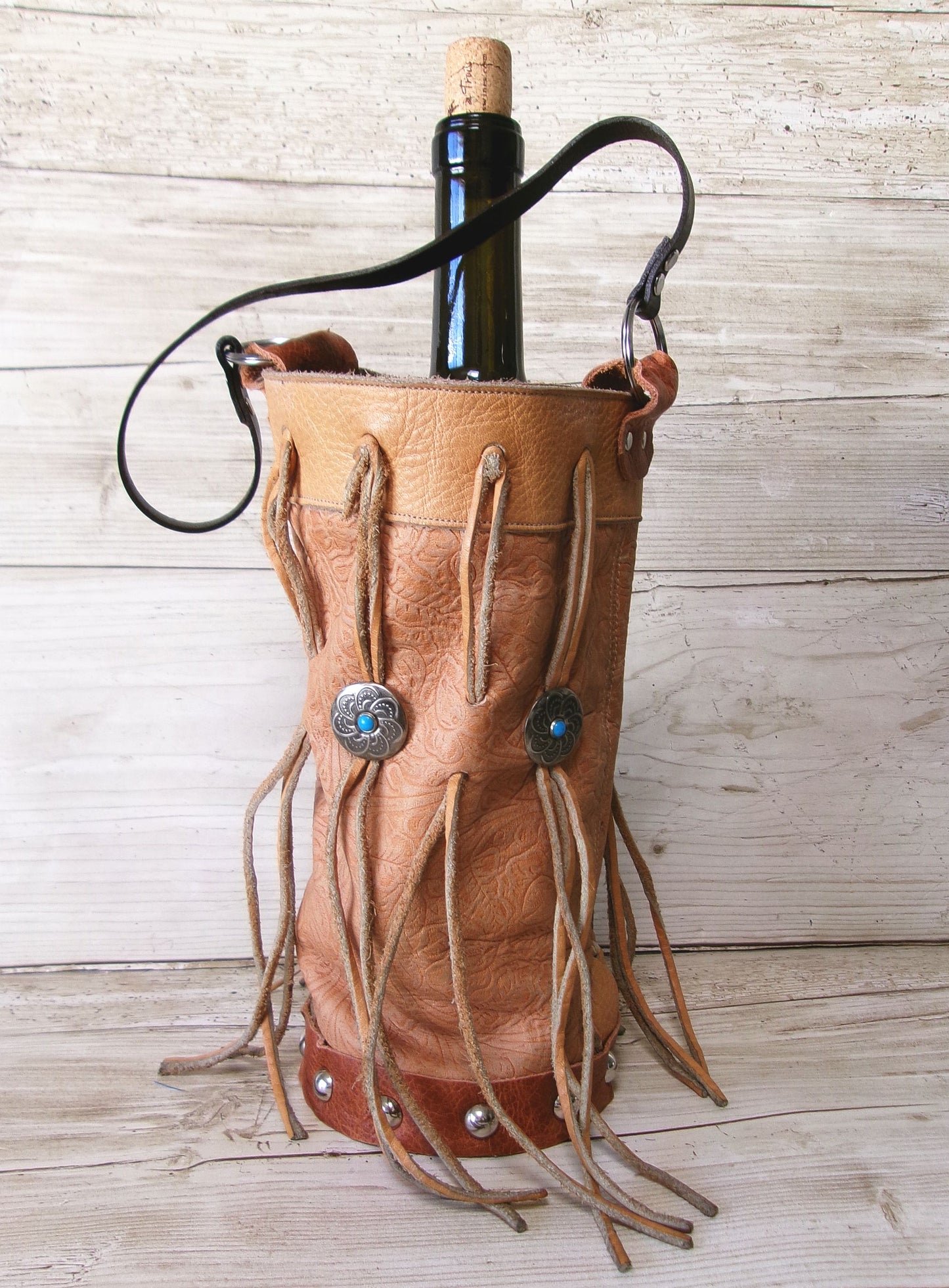 Cowboy Boot Wine Tote wt928