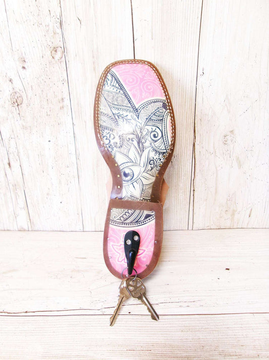 Tin Haul Wall Hook TH29 handcrafted from cowboy boots. Shop  at ChrisThompsonBags.com and buy the best ["Hanger","Hook","Key","Stocking Holder","Tin Haul Boot"] at Chris Thompson Bags.