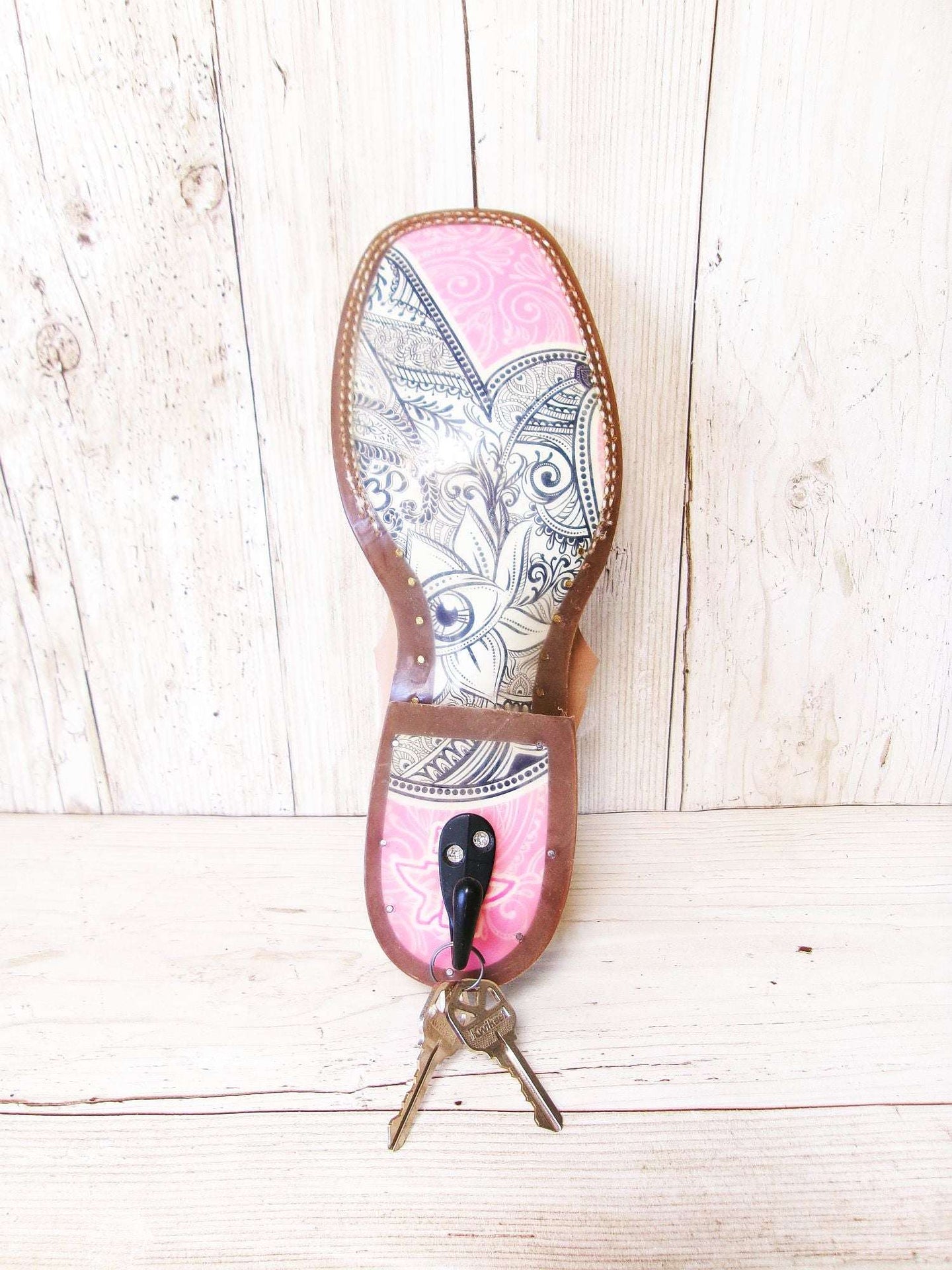 Tin Haul Wall Hook TH29 handcrafted from cowboy boots. Shop  at ChrisThompsonBags.com and buy the best ["Hanger","Hook","Key","Stocking Holder","Tin Haul Boot"] at Chris Thompson Bags.