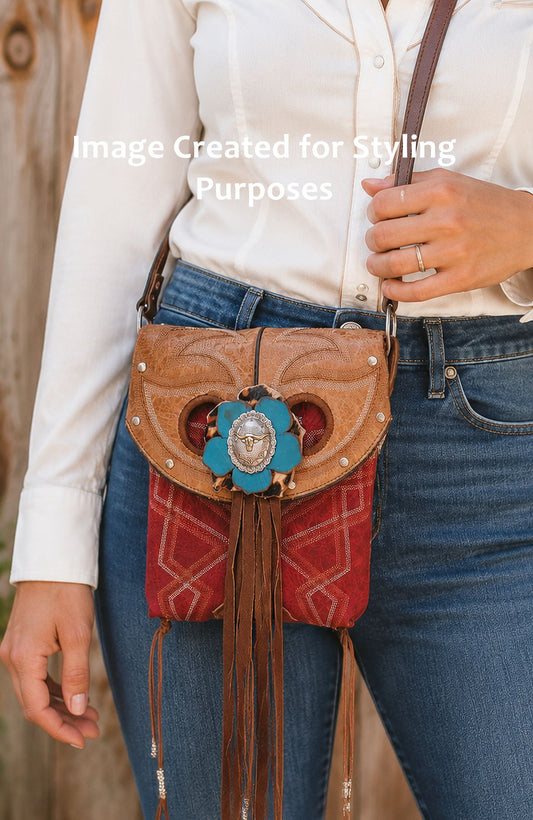 Small Cowboy Boot Purse TX05