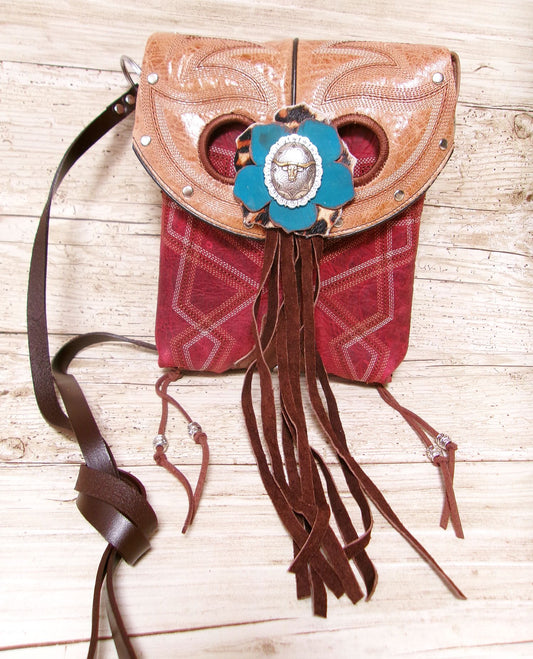 Small Cowboy Boot Purse TX05