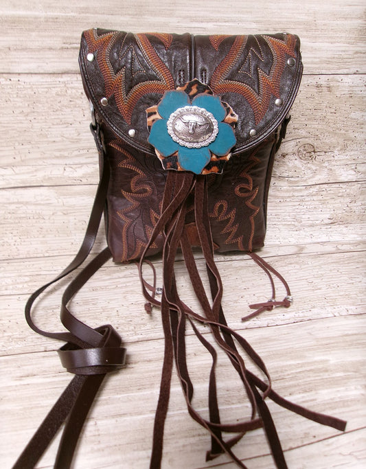 Small Cowboy Boot Purse TX11